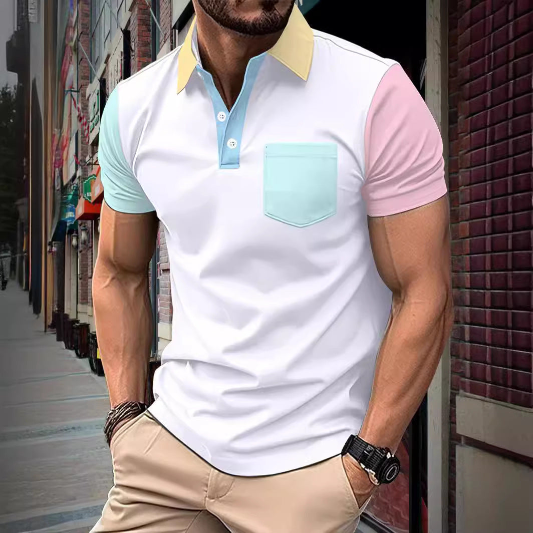 Fashionable All-matching Trendy Tops Men