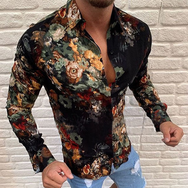 Trendy Fashion Slim Shirt Men