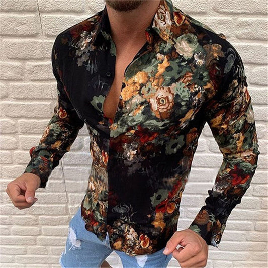 Trendy Fashion Slim Shirt Men